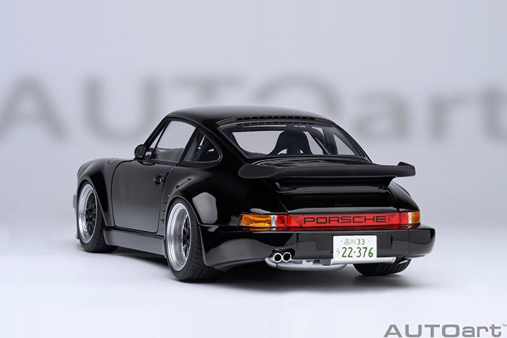 AUTOart Porsche 911 (930) Turbo 'Wangan Midnight" Blackbird Black 1:18