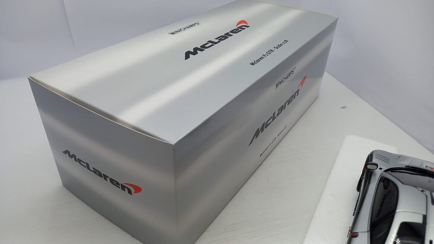 Minichamps Mclaren F1 GTR Adrenaline Program Black and Silver 1:18