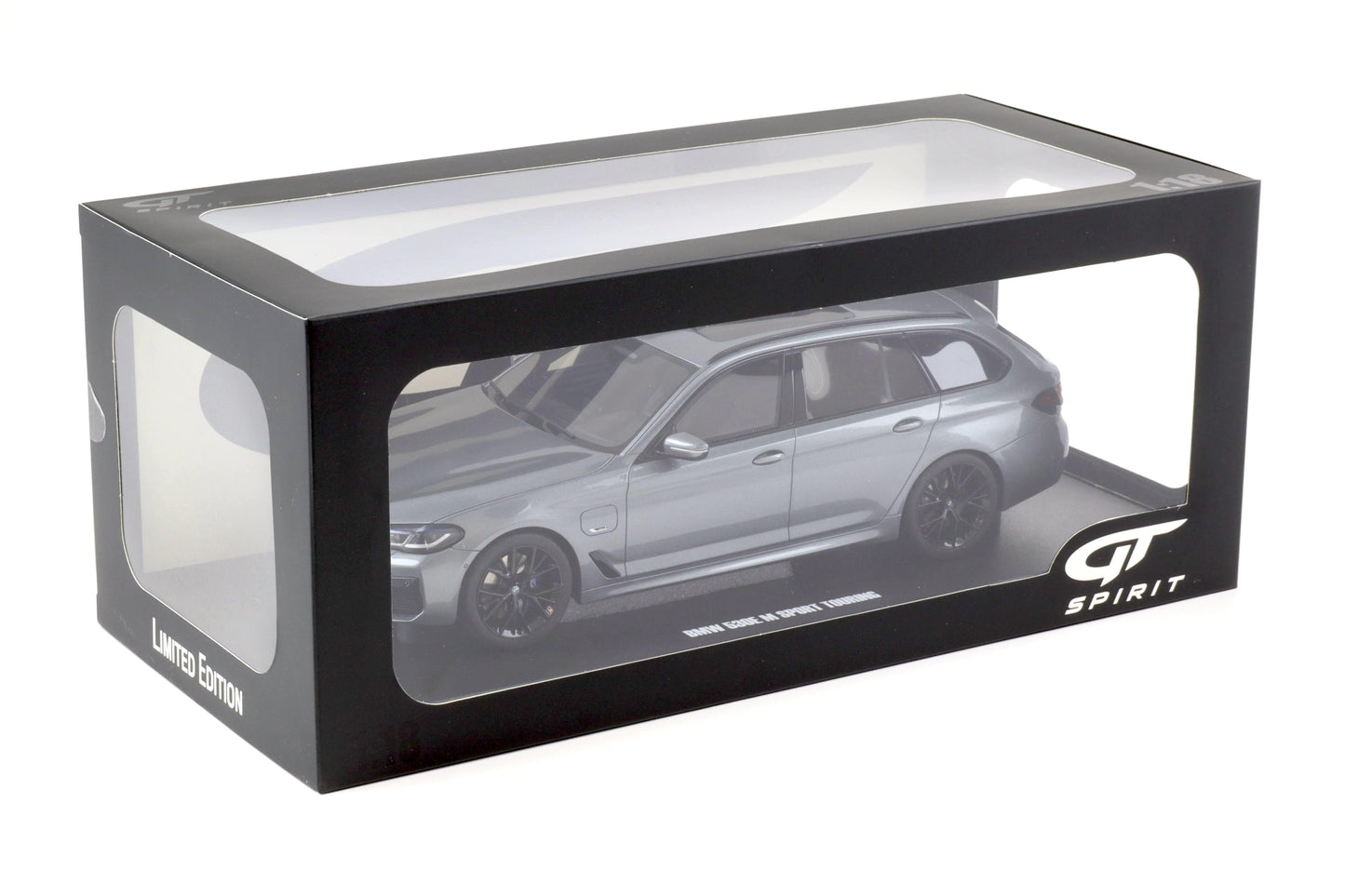 GT Spirit 2023 BMW 530E (G60) Xdrive M Sport Touring Wagon Grey Metallic 1:18