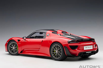 AUTOart Porsche 918 Spyder Weissach Package Guards Red 1:12