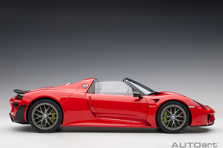 AUTOart Porsche 918 Spyder Weissach Package Guards Red 1:12