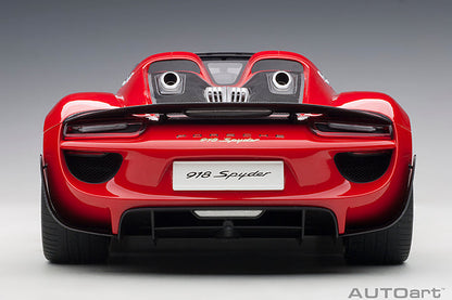 AUTOart Porsche 918 Spyder Weissach Package Guards Red 1:12