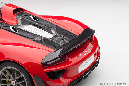 AUTOart Porsche 918 Spyder Weissach Package Guards Red 1:12