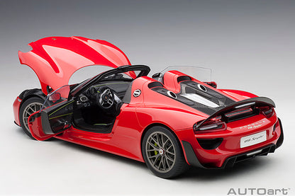 AUTOart Porsche 918 Spyder Weissach Package Guards Red 1:12