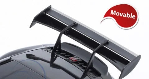 Minichamps 2023 Porsche 911 992 GT3 RS Black w/ Silver Wheels 1:18 SEALED