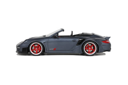 GT Spirit 2016 Porsche 911 997 Cabriolet LB Works Grey w/ Red Wheels 1:18