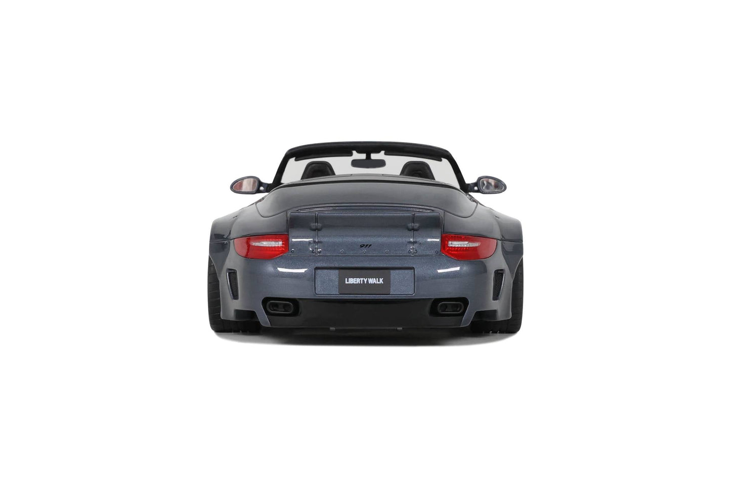 GT Spirit 2016 Porsche 911 997 Cabriolet LB Works Grey w/ Red Wheels 1:18