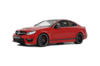 GT Spirit 2014 Mercedes Benz C63 AMG Edition 507 Coupe Fire Opal Red 1:18