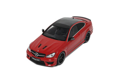 GT Spirit 2014 Mercedes Benz C63 AMG Edition 507 Coupe Fire Opal Red 1:18