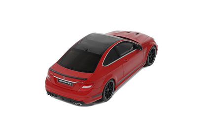 GT Spirit 2014 Mercedes Benz C63 AMG Edition 507 Coupe Fire Opal Red 1:18