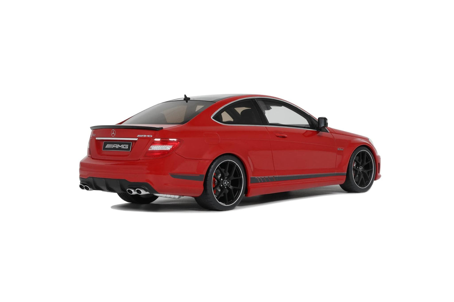 GT Spirit 2014 Mercedes Benz C63 AMG Edition 507 Coupe Fire Opal Red 1:18