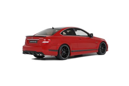 GT Spirit 2014 Mercedes Benz C63 AMG Edition 507 Coupe Fire Opal Red 1:18