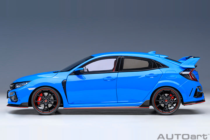 AUTOart 2021 Honda Civic Type R (FK8) Racing Blue Pearl 1:18