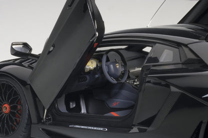 AUTOart 2015 Lamborghini Aventador LP750-4 SV Nero Aldebaran (Gloss Black)  1:18