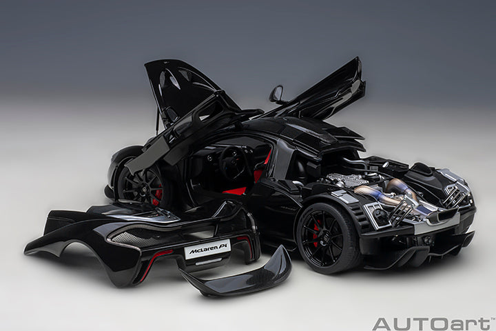 AUTOart 2013 Mclaren P1 Fire Black w/ Red Interior 1:18