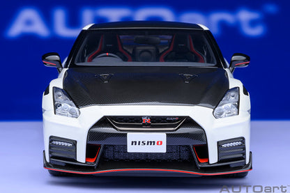 AUTOart 2022 Nissan Skyline GT-R (R35) Nismo Special Edition Brilliant White Pearl 1:18