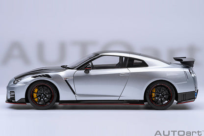 AUTOart 2022 Nissan Skyline GT-R (R35) Nismo Special Edition Ultimate Metal Silver 1:18