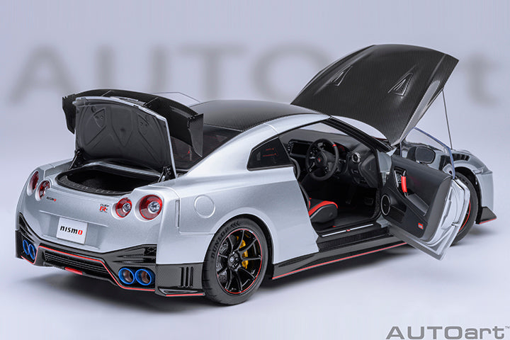 AUTOart 2022 Nissan Skyline GT-R (R35) Nismo Special Edition Ultimate Metal Silver 1:18