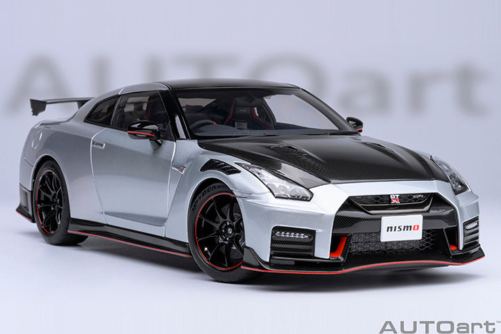 AUTOart 2022 Nissan Skyline GT-R (R35) Nismo Special Edition Ultimate Metal Silver 1:18