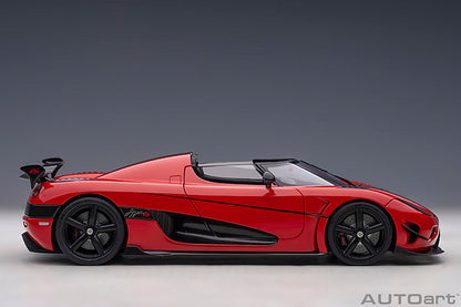 AUTOart Koenigsegg Agera RS Spyder Chili Red & Carbon Black 1:18