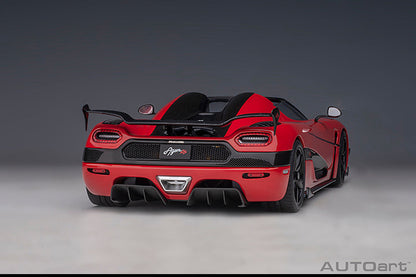 AUTOart Koenigsegg Agera RS Spyder Chili Red & Carbon Black 1:18