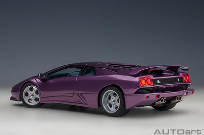 AUTOart 1995 Lamborghini Diablo SE30 Viola SE30 Metallic Purple 1:18
