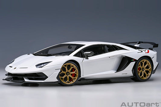 AUTOart 2016 Lamborghini Aventador SVJ Bianco Asopo (Pearl White) 1:18