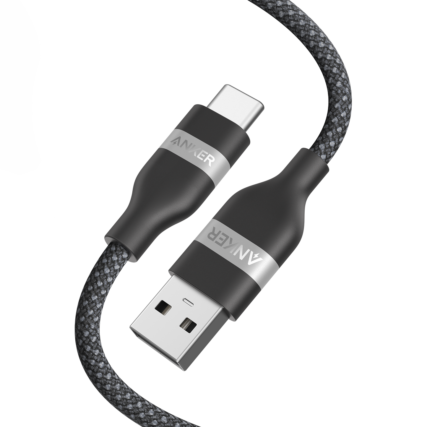 Anker USB-A to USB-C Cable (3 ft / 6 ft, Upcycled-Braided)