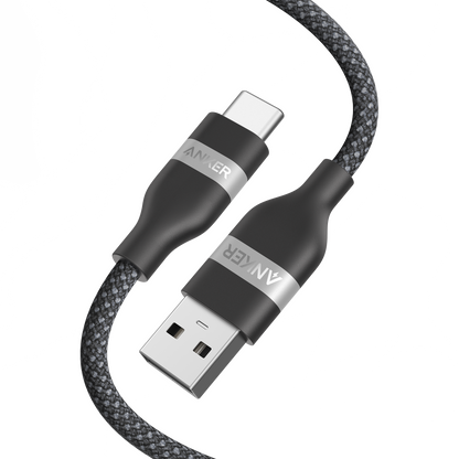 Anker USB-A to USB-C Cable (3 ft / 6 ft, Upcycled-Braided)