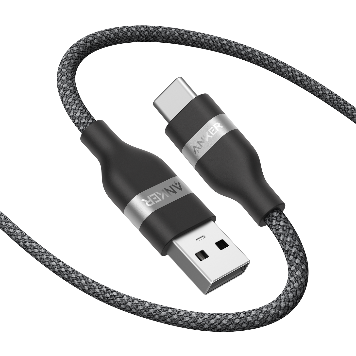 Anker USB-A to USB-C Cable (3 ft / 6 ft, Upcycled-Braided)