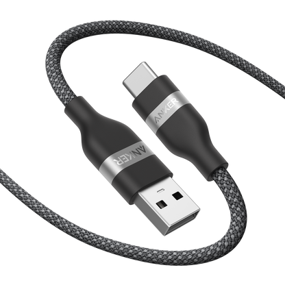 Anker USB-A to USB-C Cable (3 ft / 6 ft, Upcycled-Braided)