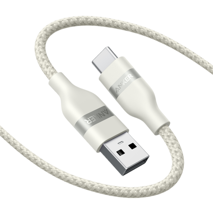 Anker USB-A to USB-C Cable (3 ft / 6 ft, Upcycled-Braided)