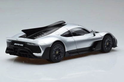 NZG 2022 Mercedes Benz One AMG (C298) Hightech Silver 1:18 DEALER EDITION