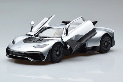 NZG 2022 Mercedes Benz One AMG (C298) Hightech Silver 1:18 DEALER EDITION