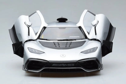 NZG 2022 Mercedes Benz One AMG (C298) Hightech Silver 1:18 DEALER EDITION