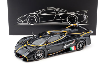 LCD Pagani Huayra R Pearl Black Carbon 1:18