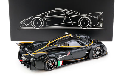 LCD Pagani Huayra R Pearl Black Carbon 1:18