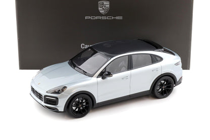 Norev 2019 Porsche Cayenne S Coupe Silver DEALER EDITION 1:18