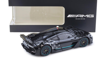 NZG 2022 Mercedes Benz One AMG (C298) Race Version Obsidian Black 1:18 DEALER EDITION