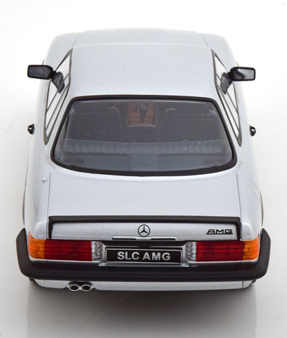 KK Scale 1985 Mercedes-Benz S Class 500SLC 6.0 AMG (C107) Silver 1:18