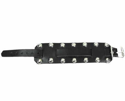 Dome Studded Wristband - Black