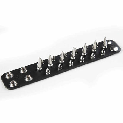 Wristband with Small and Large Spikes