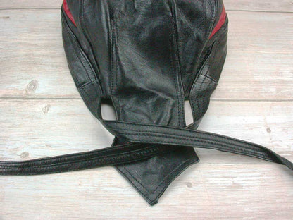 Leather Head Scarf With Flames - Stylish & Durable