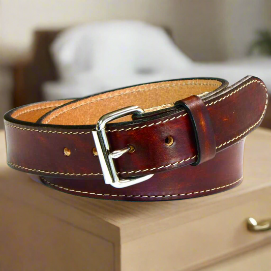 Antique Finish Heavy Duty Work Belt