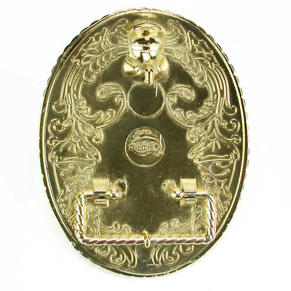 Gold Belt Buckle with USA Lettering