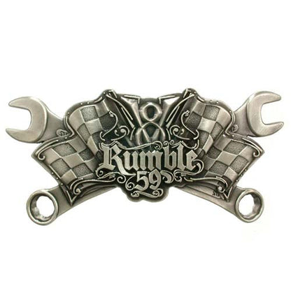 Rumble59-Belt Buckle "Hell Bent"