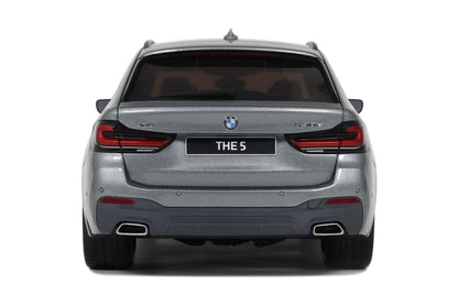 GT Spirit 2023 BMW 530E (G60) Xdrive M Sport Touring Wagon Grey Metallic 1:18