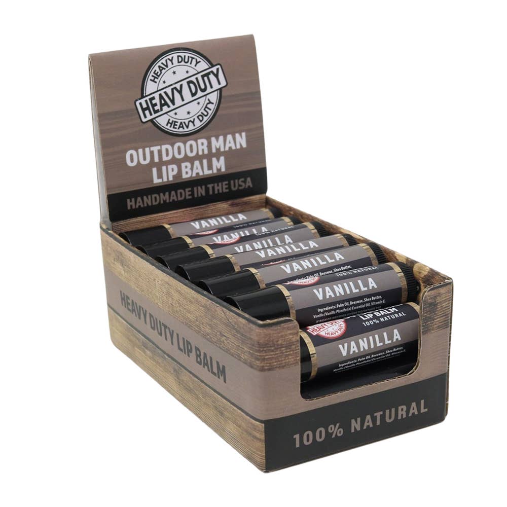 Seriously Shea Outdoor Man Lip Balm Vanilla 100% Natural