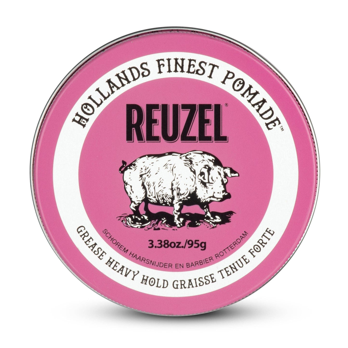 Reuzel Pink Pomade Grease Oil Based Medium Shine Strong Hold