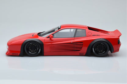 GT Spirit Ferrari 512 TR Testarossa LBWK Liberty Walk Rosso Corsa 1:18 Resin